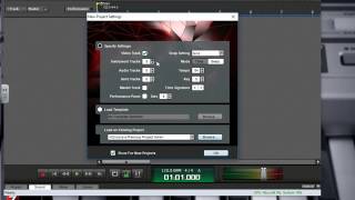 Starting a New Mixcraft Project