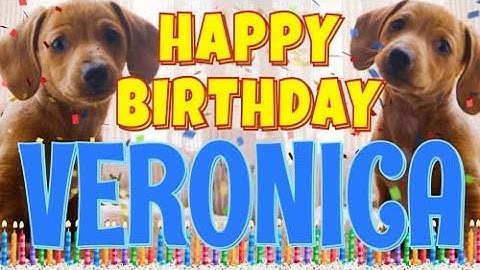Happy Birthday Veronica! ( Funny Talking Dogs ) What Is Free On My Birthday