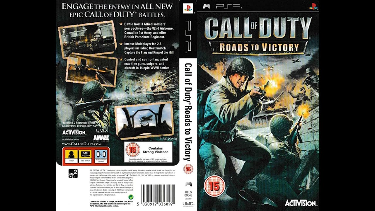 Call Of Duty: Roads To Victory (NTSC) 4K Full Walkthrough No Commentary ...