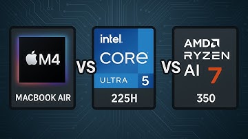 MacBook Air M4 vs AMD Ryzen AI 7 350 , Intel Core Ultra 5 225H - Listen before you decide !