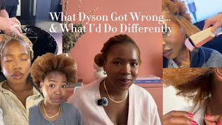 I Paid £55 for a Dyson Wash & Blow Dry… Then Went Home & Redid My Hair | Fine 4C Hair