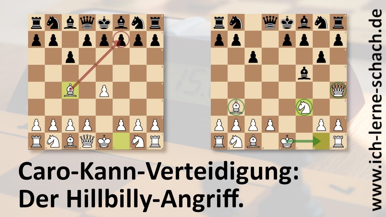 Caro-Kann-Verteidigung: Der Hillbilly Angriff.