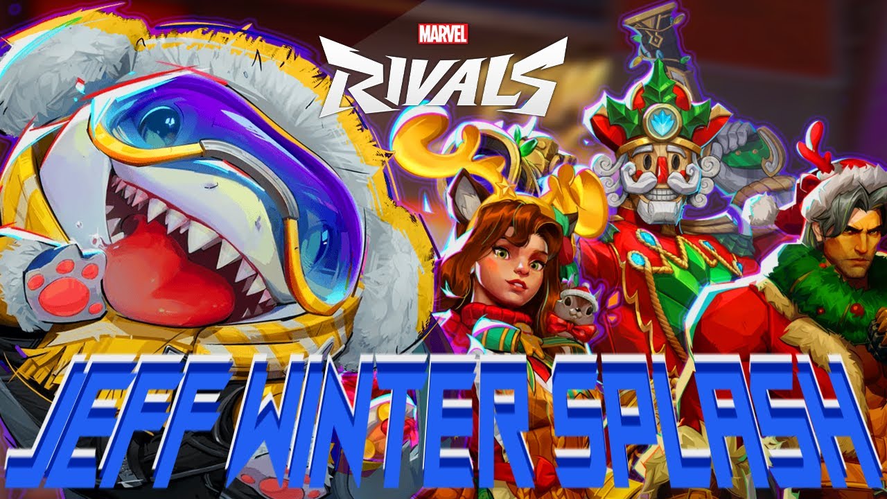 Marvel Rivals Jeff Splashes Jeff Winter Splash and Comp | Marvel Rivals Season 5 - YouTube