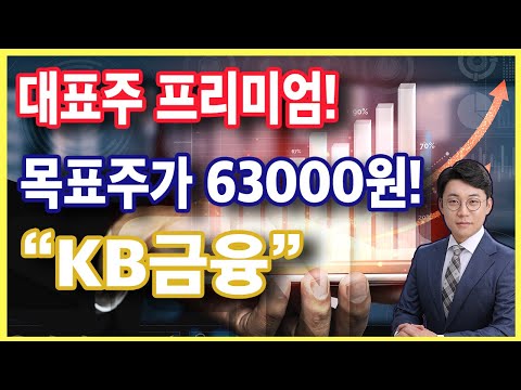 &quot;KB금융&quot; 업종 대표주 프리미엄을 향유하자!