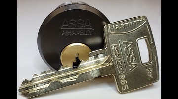 [L96] ASSA Maximum+ Restricted (ASSA 600 w. barrels) Lock - pick and gut