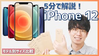 iPhone 12 発表！各サイズが分かるモックを作って比較してみました