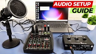 How to Connect Audio Mixer To PC | M-Audio M-Track Solo Audio Interface | Review | Unboxing | Hindi screenshot 4