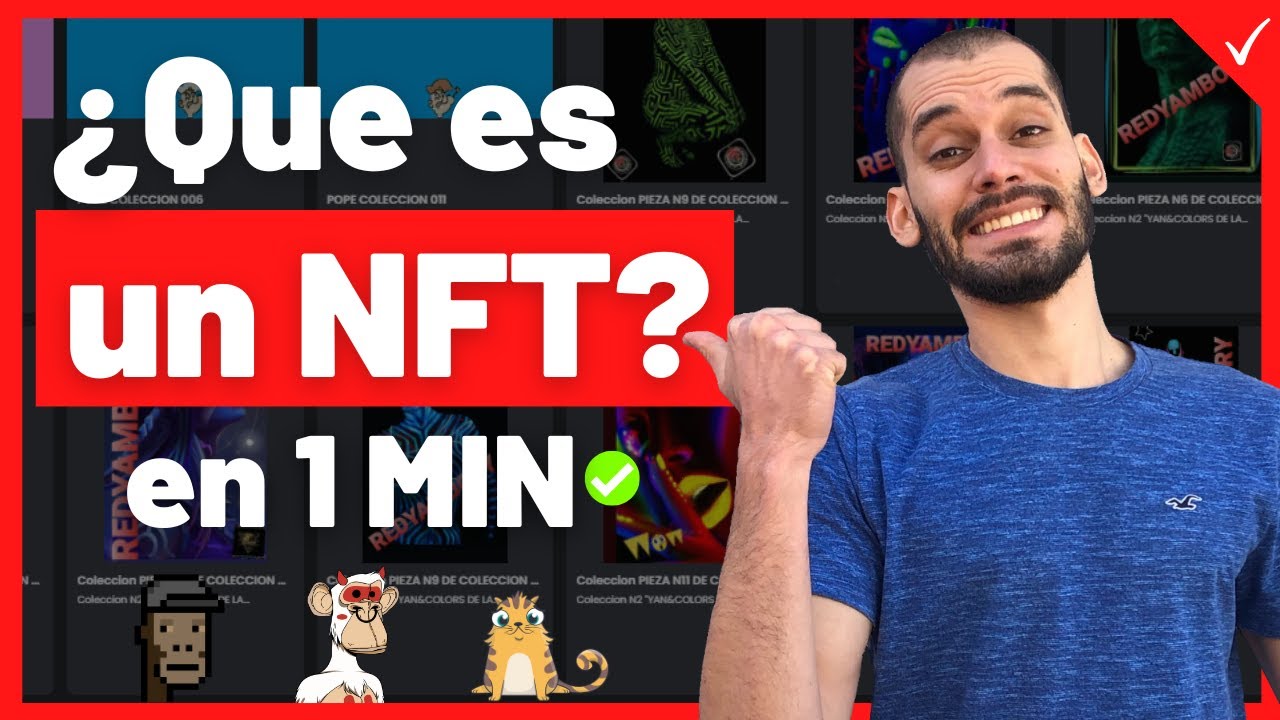 Que es un NFT y para Que Sirve? ✅️ (en 1 MIN) Explicación Fácil y Rápida! (Bitcoin, Cripto y Nfts)