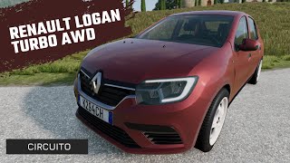 -/ BeamNG.Drive / Renault Logan Turbo / Circuito / Logitech G27 / Por el centro, Italia/-