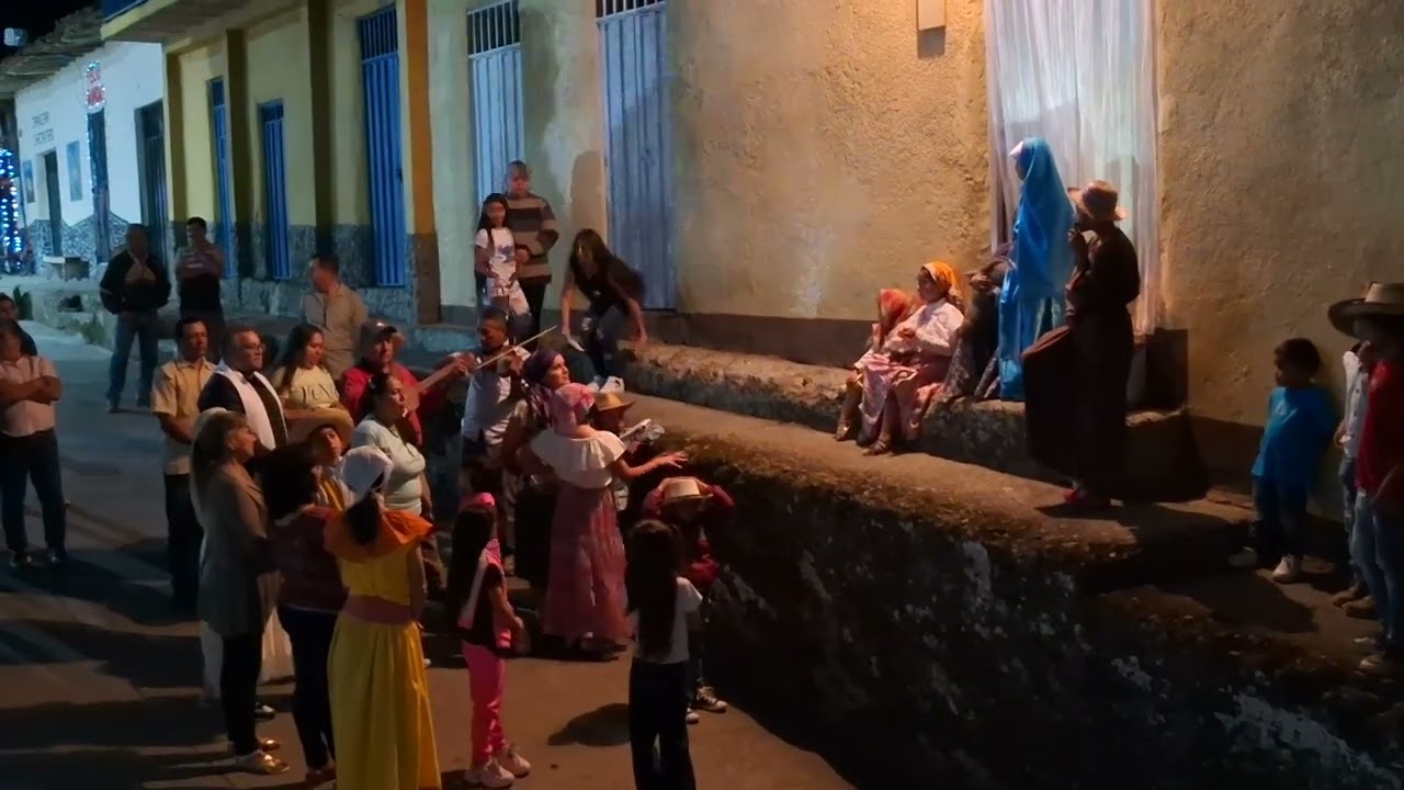 Las posadas en los Andes Merideños  Venezuela, tradición de navidad.