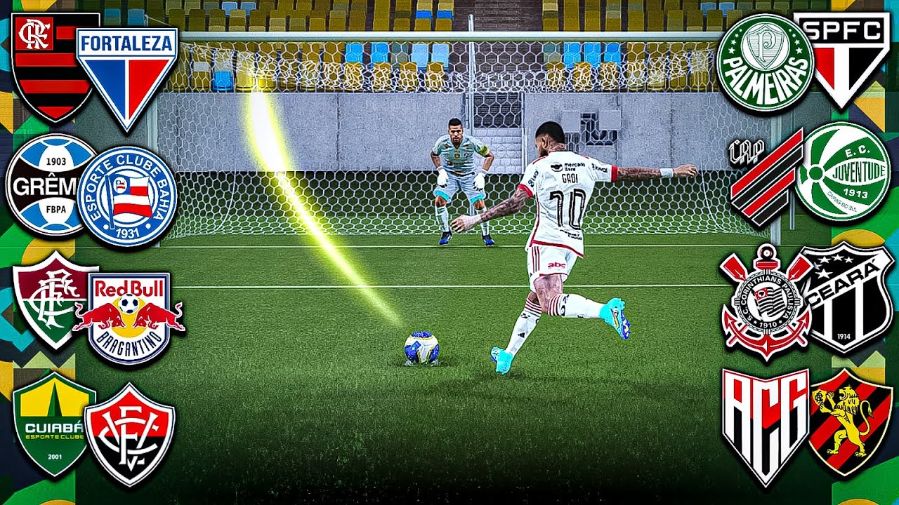 OITAVAS DE FINAIS da COPA do BRASIL 2024 de PÊNALTIS !! EFootball 2024 ...