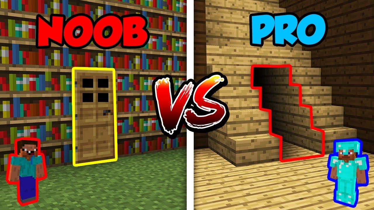 Minecraft NOOB vs. PRO: SECRET ROOM in Minecraft! - YouTube