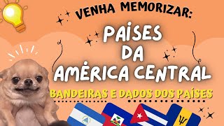 Países da América Central para Decorar - Bandeiras dos Países da América Central Países da América Central para Decorar - Bandeiras dos Países da América Central