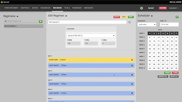 FarmBot Software: Regimens