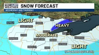 The weekend forecast is warm and dry but midweek could become cool and snowy