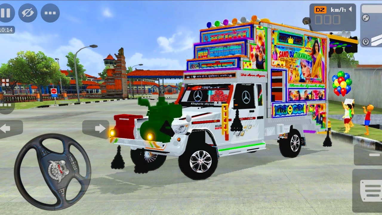 छोटी-छोटी बच्चों की डांस डीजे वाली पार्टी ! Dj party ! Dj dance ! Dj pickup mobile game !Bussid game