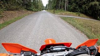 Maybe the best way to warm up your KTM/HUSKY TBI bike.  Unless fouling spark plugs turns you on