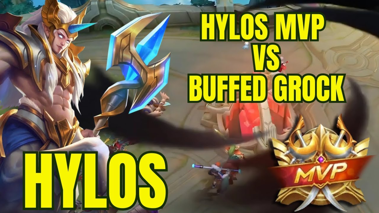 New Grock = High Damage, Low Defense! Hylos MVP Carries the Win | Mobile Legends
