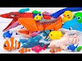 Toy asmr 🐟 Light Robo Fishing + Zuru Robo Mosasaurus Aquarium Playset ASMR |Satisfying with Unboxing