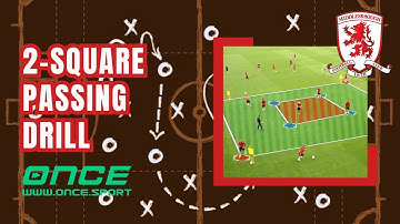 Middlesbrough Passing Masterclass 🔥 | 2 Square Drill with Variations
