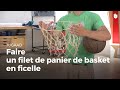 Fabriquer un filet de panier de basket en ficelle | Jugaad