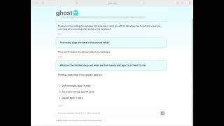 Ghost - an AI code assistant that runs on your laptop and accesses relational databases