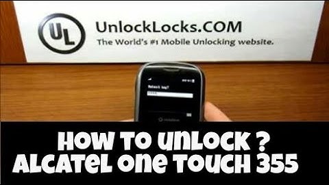 How To Unlock Vodafone 355 By Unlock Code  From UnlockLocks COM ?