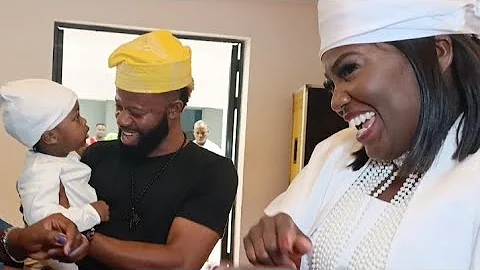 Ooni of Ife's Prince Ademakinwa on the dance floor with his cute mum Queen Ashley Ogunwusi 