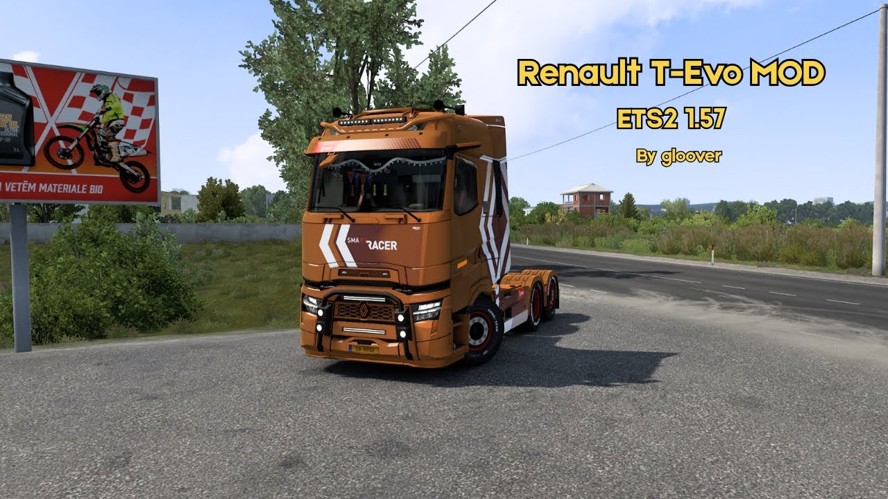 Renault Range T / T-Evo Addon v2.3 – ETS2 1.57 Gameplay Review | Mod by Gloover