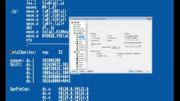 Multiple sprite engine for the Amiga 500