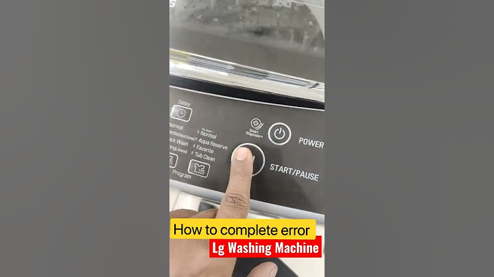 Solve Error code In lg washing Machine#youtubeshort#shorts#shortsvideo