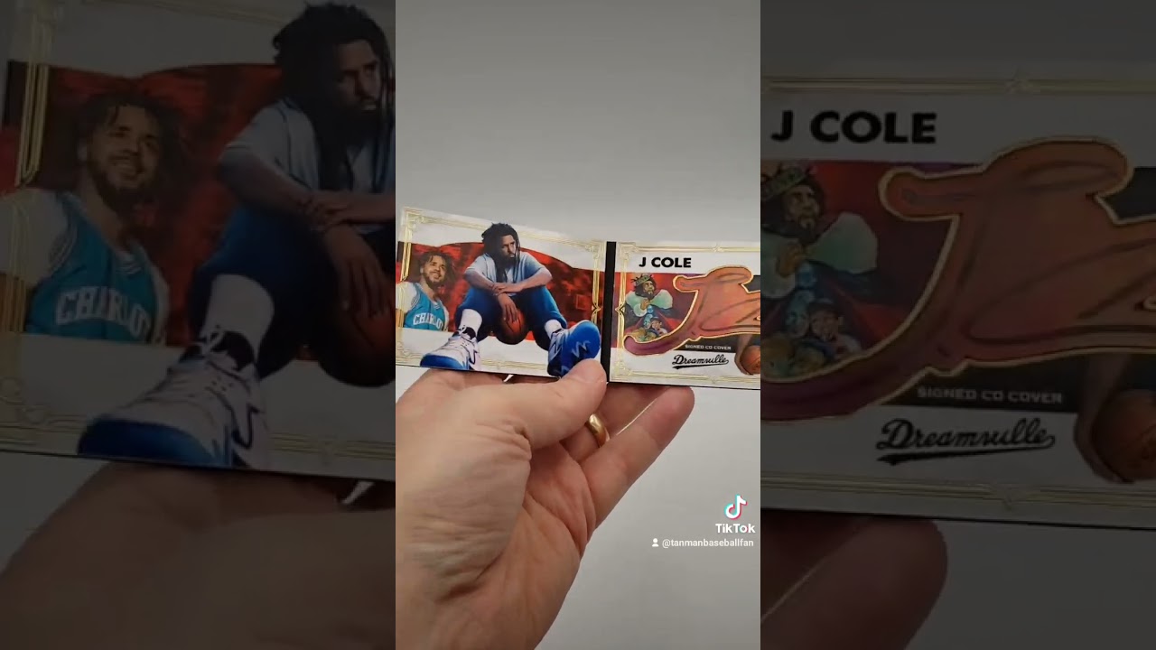 J Cole Rapper Custom Cut Autograph Booklet Created!