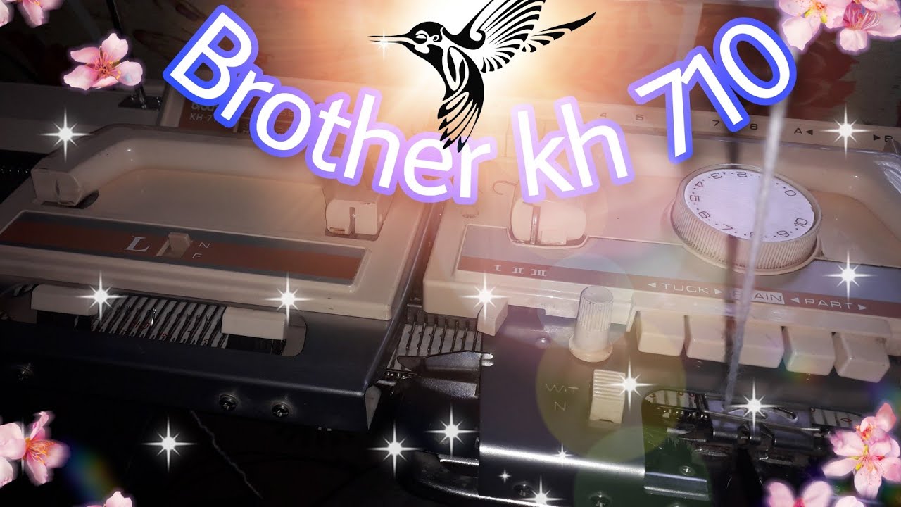como tejer en la maquina brother kh 710
