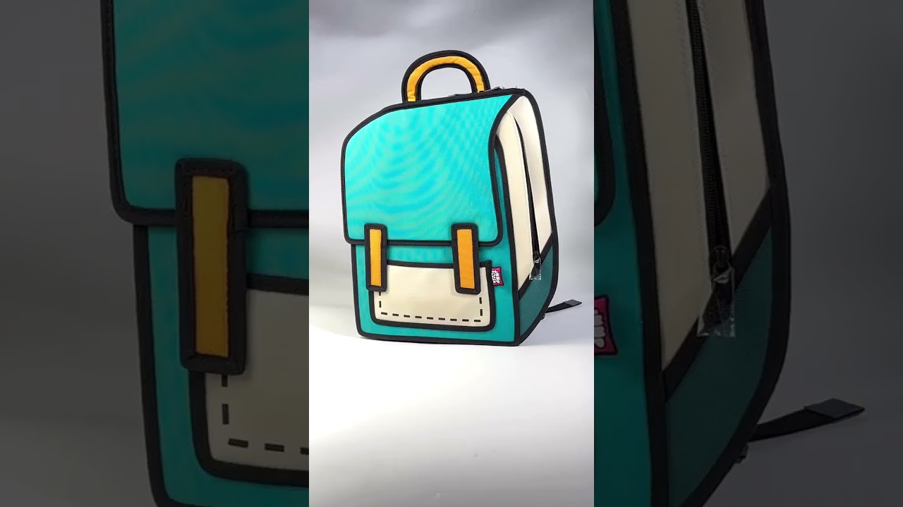 Spaceman 2D Cartoon Backpack –Playful Design