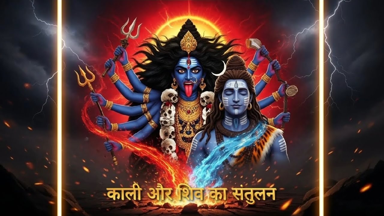 Maa kali or shiv shakti 