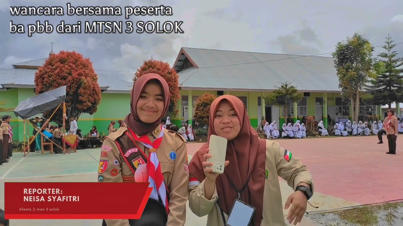 Wawancara kegiatan AFESTA 2 MAN 3 SOLOK (21-23 februari 2023) cabang lomba futsal, pbb, dan solosong