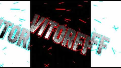 Minha nova  intro de efeitocom o nome VITOR FF VAISERPARA O CANALMASSEQUISEREM FASSO UMA INTROGRATIS