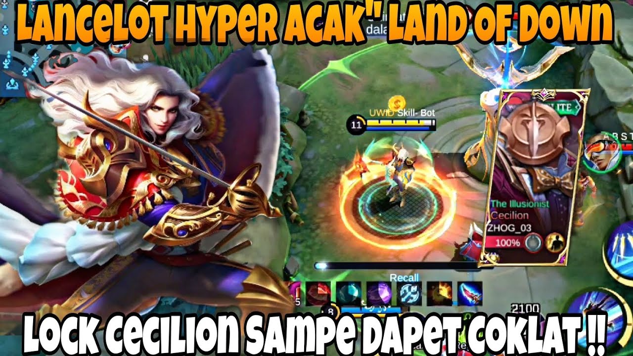 MENCOBA BERMAIN LANCELOT HYPER !! JAGO JUGA GW WKWKWK - MOBILE LEGENDS ...