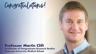 Congratulations from Professor Martin Clift