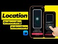 Location OnBoarding Animation Using SwiftUI | iOS 17+