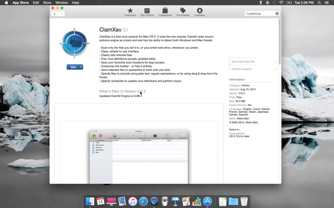 clamxav for mac os x