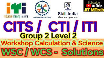Workshop science and calculation Bharat skill cits | bhart skill | WSC Group 2 science level 2