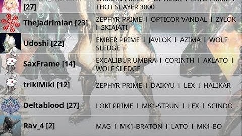 Warframe - Conclave Snippets - Schoolbus edition