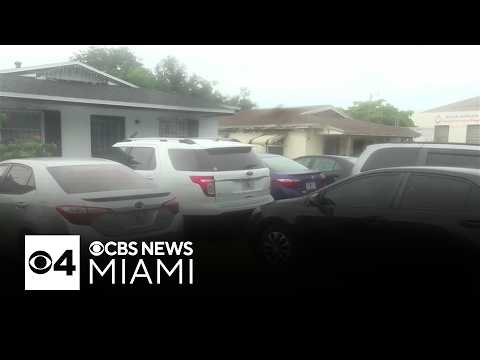 Miami-Dade neighbors frustrated by car dealer vehicles blocking sidewalks, homes