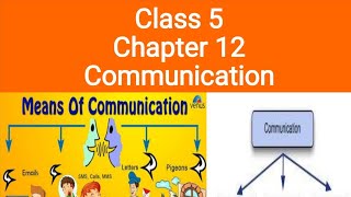 class 5 chapter 12 Communication and Modern Techniques