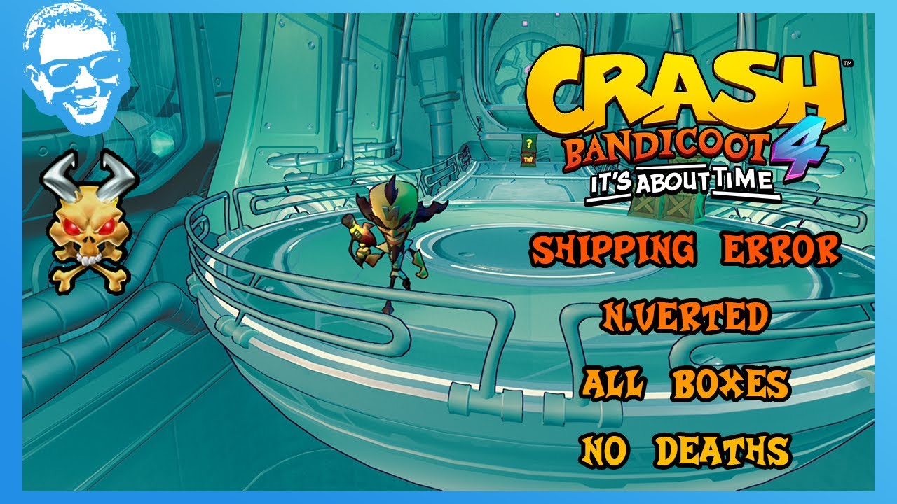 Ошибка доставки (N.Verted) — Полное прохождение — Без смертей — Все драгоценные камни — Crash Ban...