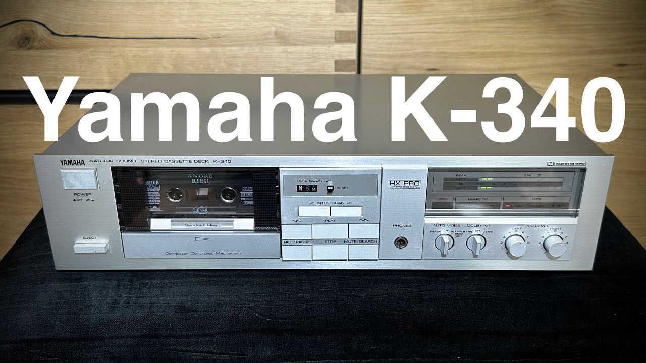 Yamaha K 340 Cassette Deck Natural Sound Demo - YouTube