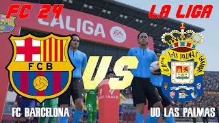 FC 24 | 23/24 La Liga | Simulation | Barcelona vs UD Las Palmas | Full Match