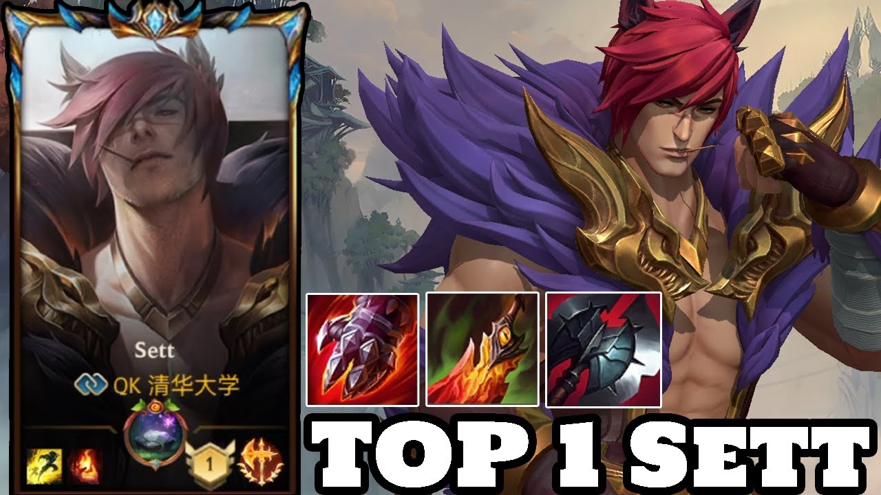 Wild Rift Sett - Top 1 Sett Gameplay Rank Challenger - YouTube