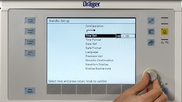 Dräger Fabius plus XL - How to configure
